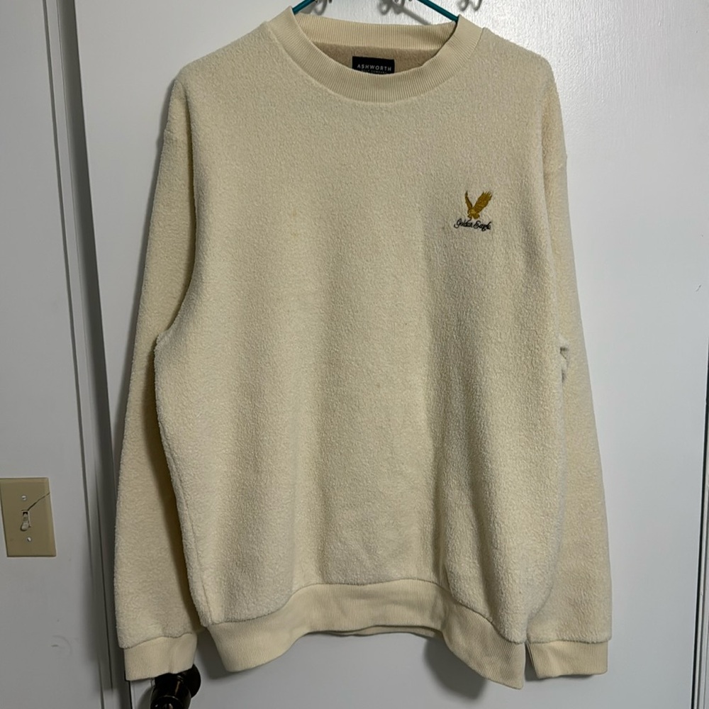 Ashworth Golf Company men’s large golden eagle fleece sweatshirt